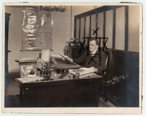 Press Photo 1933,  Wax crayon on photographic paper - 17.5cm x 22.2cm